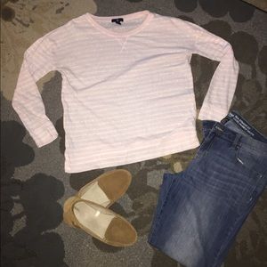 Gap long sleeve striped top